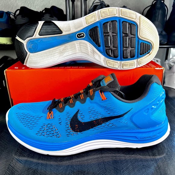 Nike LunarGlide+ 5 "Blue Hero" Men’s Running Sneaker Shoes - Size 11 - Picture 3 of 6